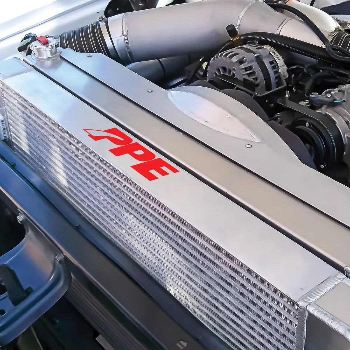 Pacific Engineering PPE Power High-Flow Performance Intercooler - GM 6.6L Duramax 2001-2005 LB7 LLY 115040100 | 115040100