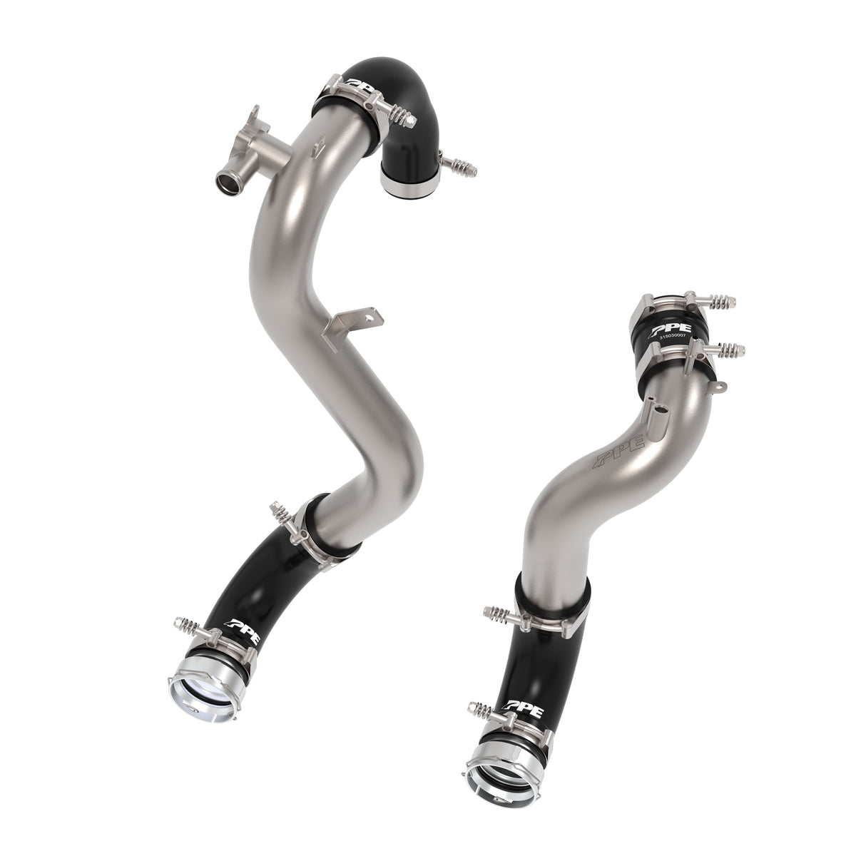 Pacific Engineering PPE Power Intercooler Pipe Kit - Ford Bronco 2.3L 2021-2024 - Brushed 315030010 | 315030010
