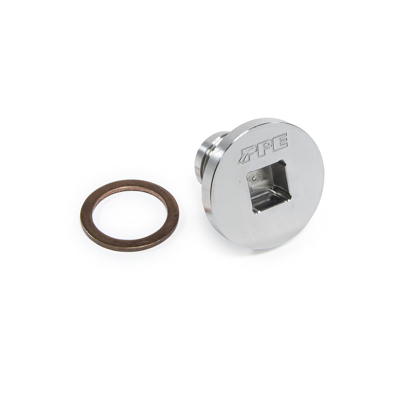 Pacific Engineering PPE Power Hardened Stainless Steel Oil Drain Plug - Dodge 5.9L 6.7L Cummins - M18-1.5 214052001 | 214052001
