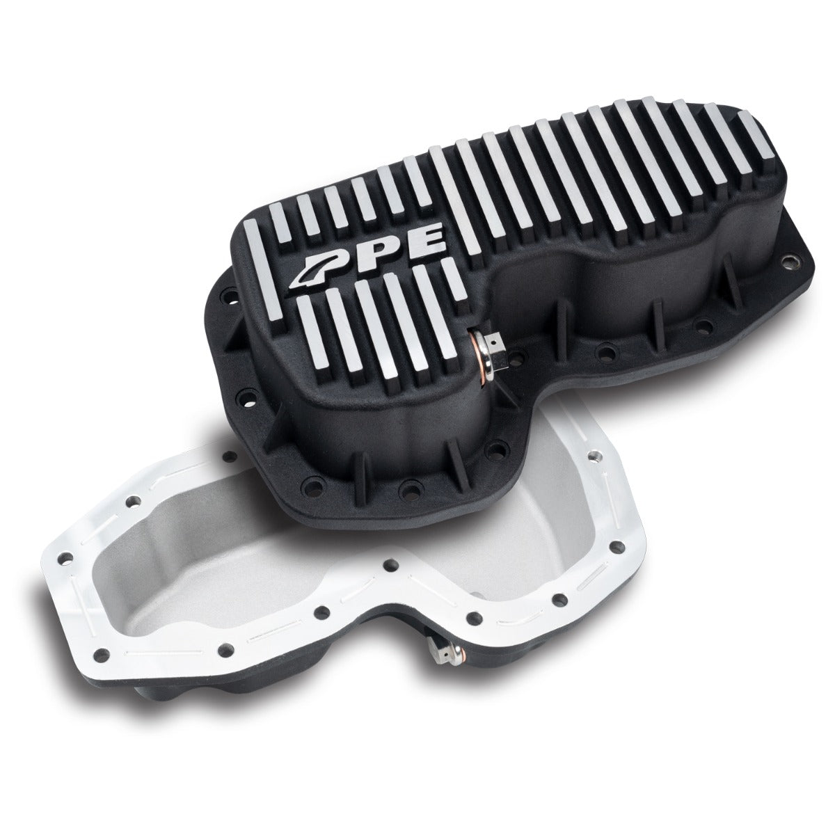 Pacific Engineering PPE Power Engine Oil Pan - Dodge Ram Jeep 3.6L V6 Gas - Jeep Grand Cherokee 2011-2026 - Brushed 214052210 | 214052210