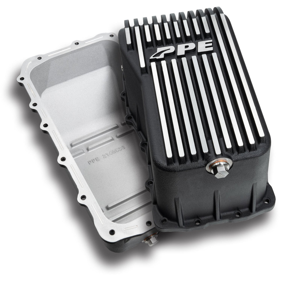 Pacific Engineering PPE Power Engine Oil Pan - Jeep 3.8L JK 2007-2011 - Brushed 214053810 | 214053810