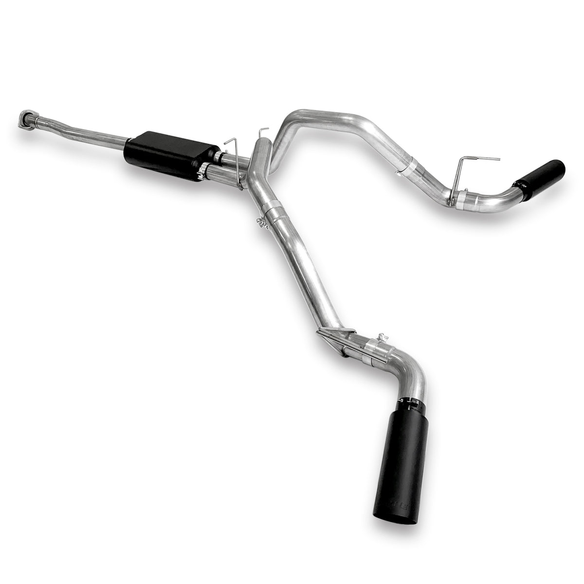 Pacific Engineering PPE Power Exhaust CAT-Back 3 Tubing Kit Raw w Black Tips - RAM 1500 2019-2026 217050020 | 217050020