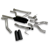 Pacific Engineering PPE Power Exhaust CAT-Back 3 Tubing Kit Raw w Black Tips - RAM 1500 2019-2026 217050020 | 217050020