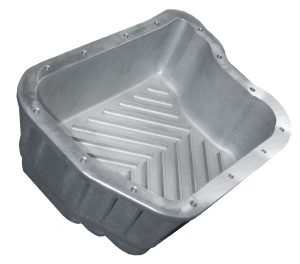 Pacific Engineering PPE Power Deep Transmission Pan - Dodge - Raw  46RH 46RE 47RE 47RH 48RE 727 228051000 | 228051000