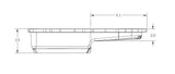 Pacific Engineering PPE Power Transmission Pan Deep - 8HP70 EcoDiesel 1500 Ram - Raw 228053000 | 228053000