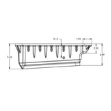 Pacific Engineering PPE Power Aisin AS69RC - Deep Transmission Pan - RAM 3500 2013-2024 - Brushed 228053210 | 228053210