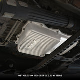 Pacific Engineering PPE Power 850RE Transmission Pan - Heavy-Duty Cast Aluminum -Jeep Wrangler JL JT - Brushed 228153010 | 228153010