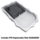 Pacific Engineering PPE Power 850RE Transmission Pan - Heavy-Duty Cast Aluminum -Jeep Wrangler JL JT - Brushed 228153010 | 228153010