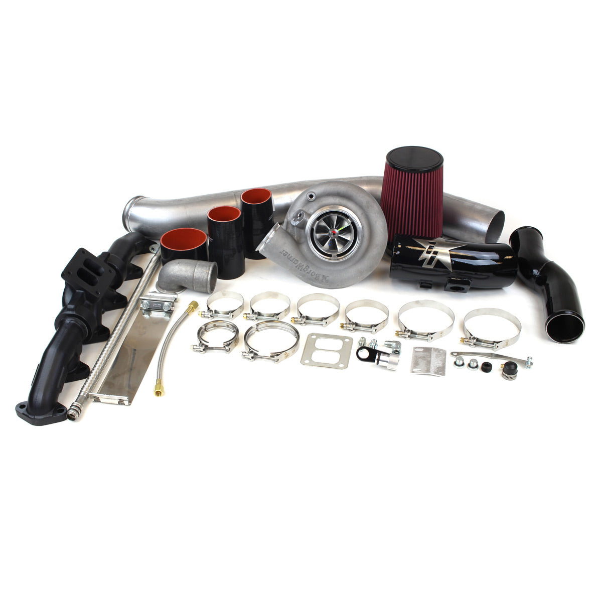 Industrial Injection INDUSTRIAL INJECTION 2007.5-2009 6.7L DODGE S300 SX-E 6674 WITH 1.0 AR SINGLE TURBO KIT 22A434 | 22A434