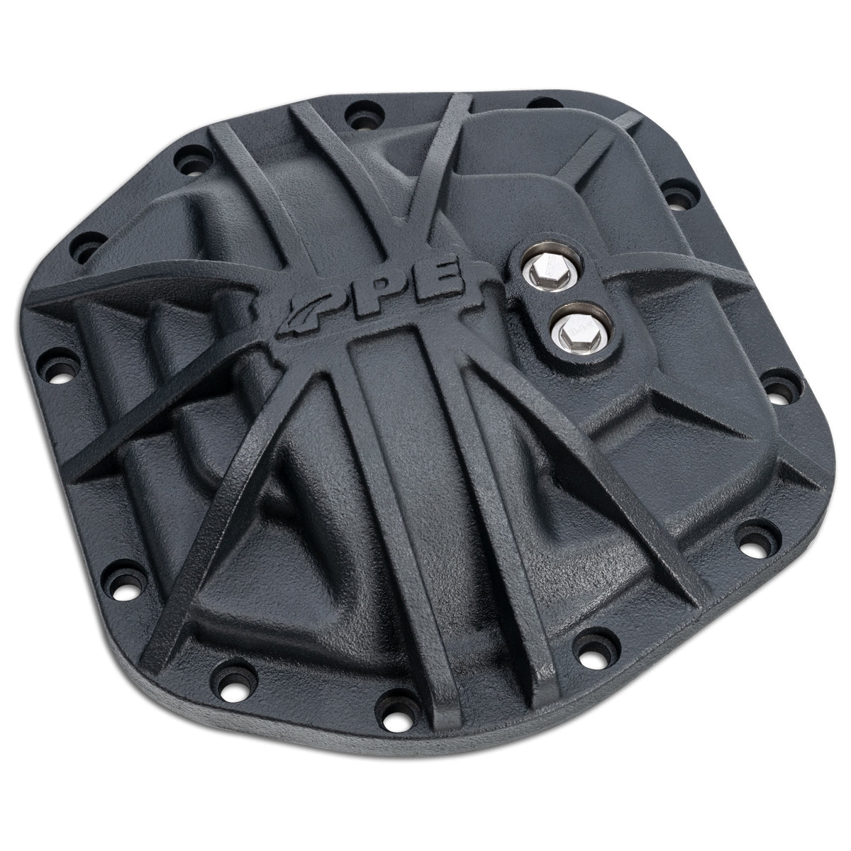 Pacific Engineering PPE Power Differential Cover Front - Jeep JL Sport M186 - Iron Black 238043420 | 238043420