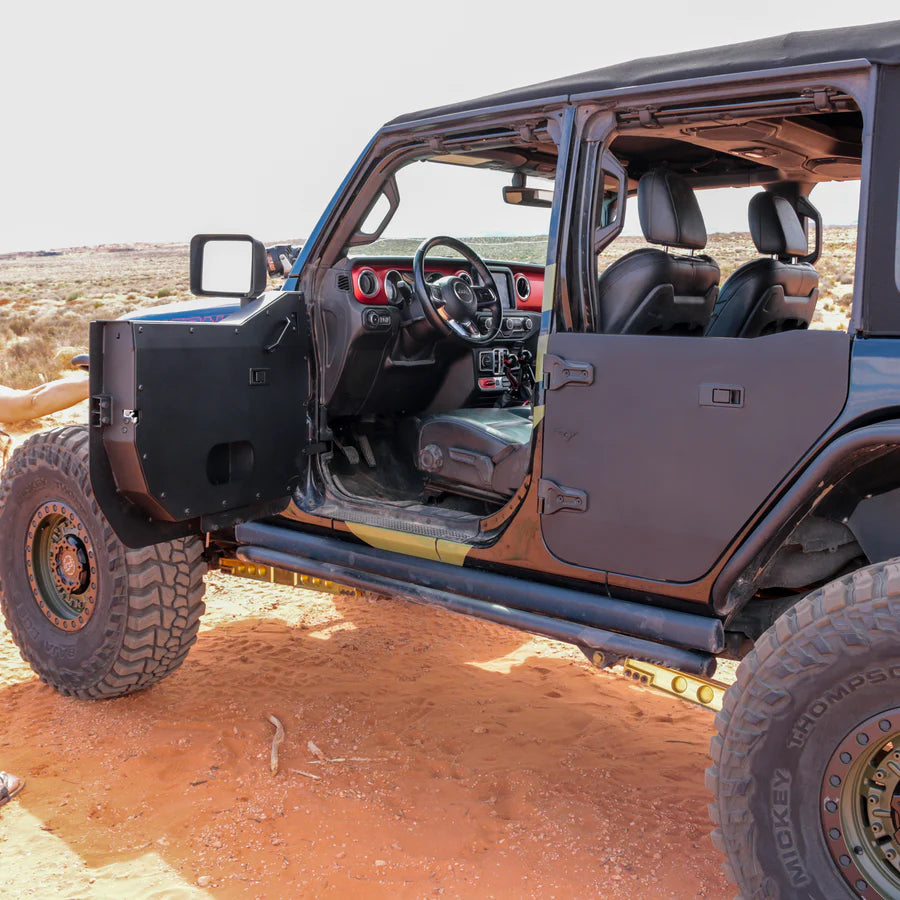 Combat Offroad Combat Off Road 2018-2026 Jeep JL JLU Full Metal Jacket Doors - Front Pair 25-1036 | 25-1036