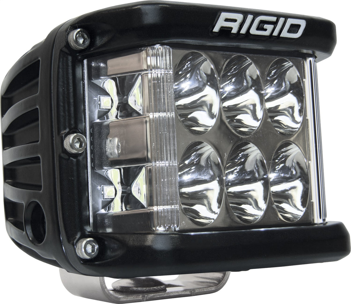 Rigid Industries D-SS PRO Side Shooter, Driving Optic, Surface Mount, Black Housing, Single - 261313