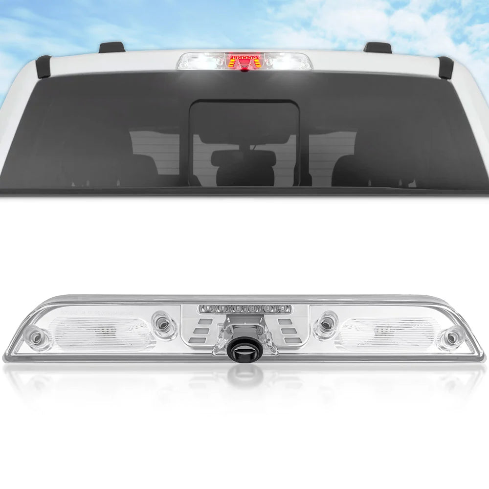 Recon Lighting Recon Lighting Ford 15-23 F150 17-23 Superduty 19-23 Ranger - Red 3rd Brake w CREE Cargo LEDs - Replaces LED Brake Light w Cargo Camera - FITS Camera Models ONLY - Clear 264129CAMCL | 264129CAMCL