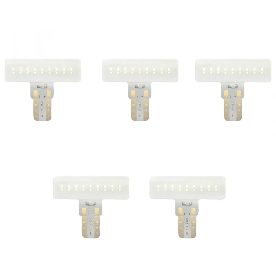Recon Lighting Recon Lighting 194 168 T-10 High-Power 3-Watt LED Bulbs 5pc KIT - AMBER Replaces Factory Ford SUPERDUTY 99-16 Cab Light Bulbs 6 LEDs on Each Bulb 264280AMX | 264280AMX