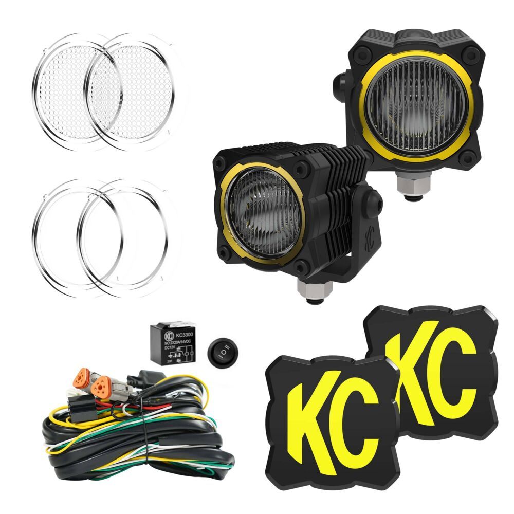 KC HiLites KC HiLites FLEX ERA1 - 2-Light Master LED Light Pod Kit 0265 | 265