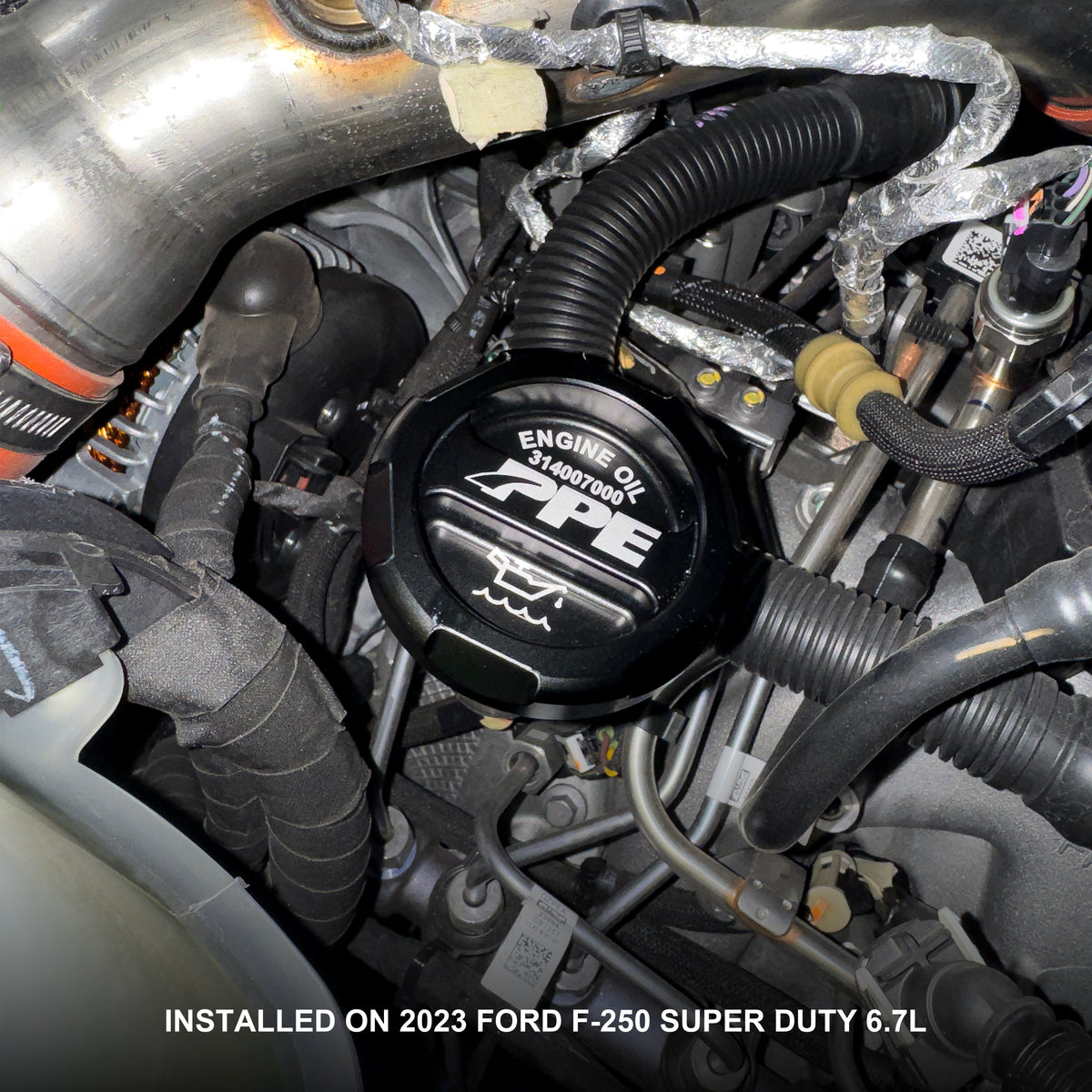 Pacific Engineering PPE Oil Fill Cap - Ford 6.7L Power Stroke 2011-2026 314007000 | 314007000
