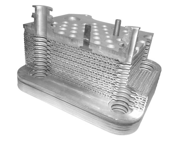 Pacific Engineering PPE Power Oil Cooler w Gasket Kit - Ford 6.0L Power Stroke 2003-2007 314030310 | 314030310