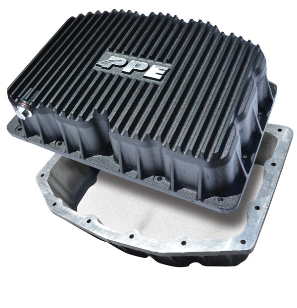 Pacific Engineering PPE Power Engine Oil Pan - Ford 6.7L 2011-2026 - Heavy-Duty Cast Aluminum - Black 314052120 | 314052120
