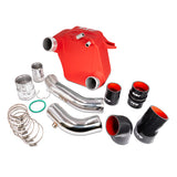 Pacific Engineering PPE Power Air to Water Intercooler Kit - Ford 6.7L Power Stroke 2011-2026 - Red I C - Polished Pipes 315045112 | 315045112