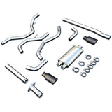 Pacific Engineering PPE Power Exhaust System Cat-Back - Ford F150 2009-2014 - Raw Tube Black Tips 317030020 | 317030020