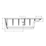 Pacific Engineering PPE Power 5R110 Deep Pan Ford F250 350 - Black 328051020 | 328051020