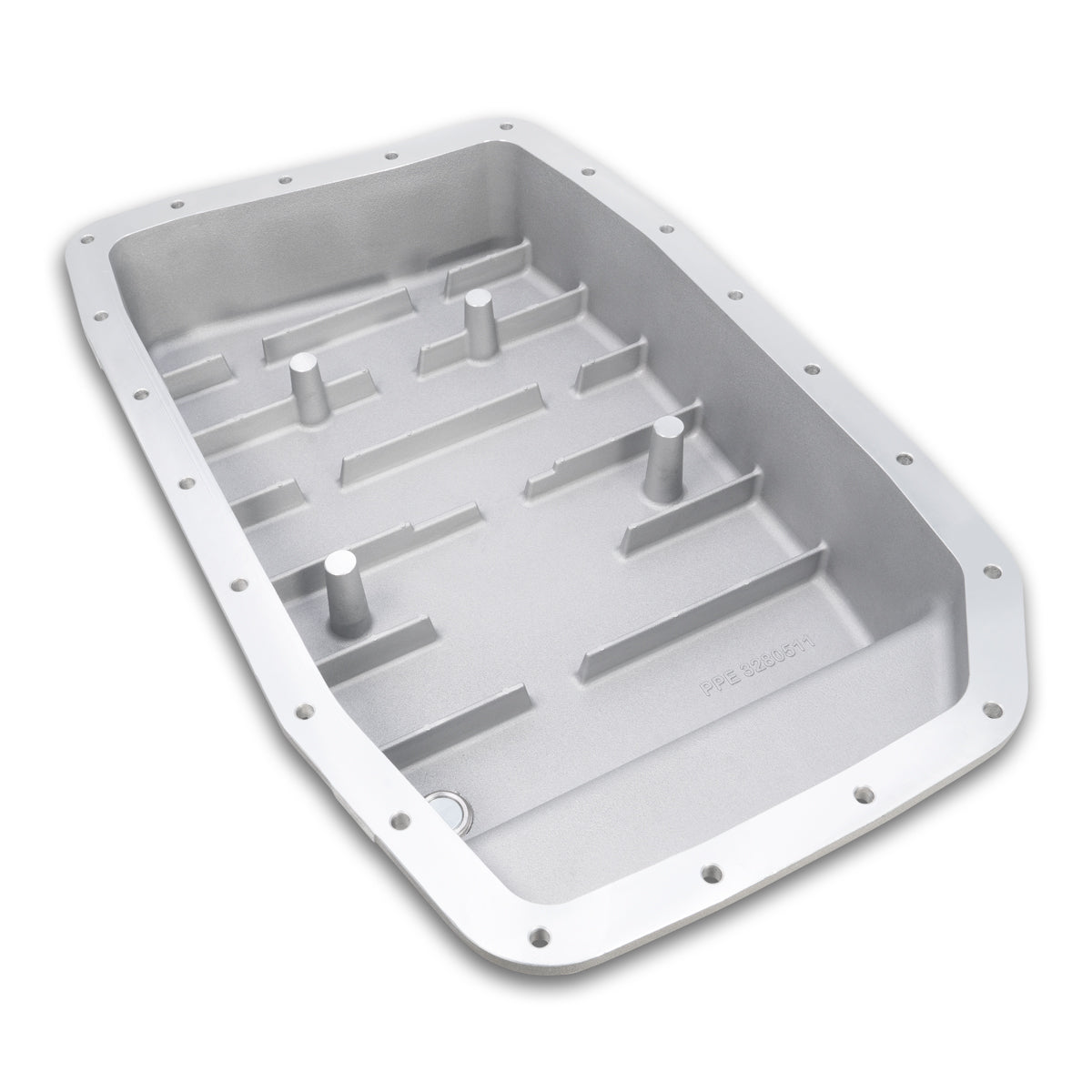 Pacific Engineering PPE Power 6R80 Deep Transmission Pan - Ford F150 250 2009-2020 - Brushed 328051110 | 328051110