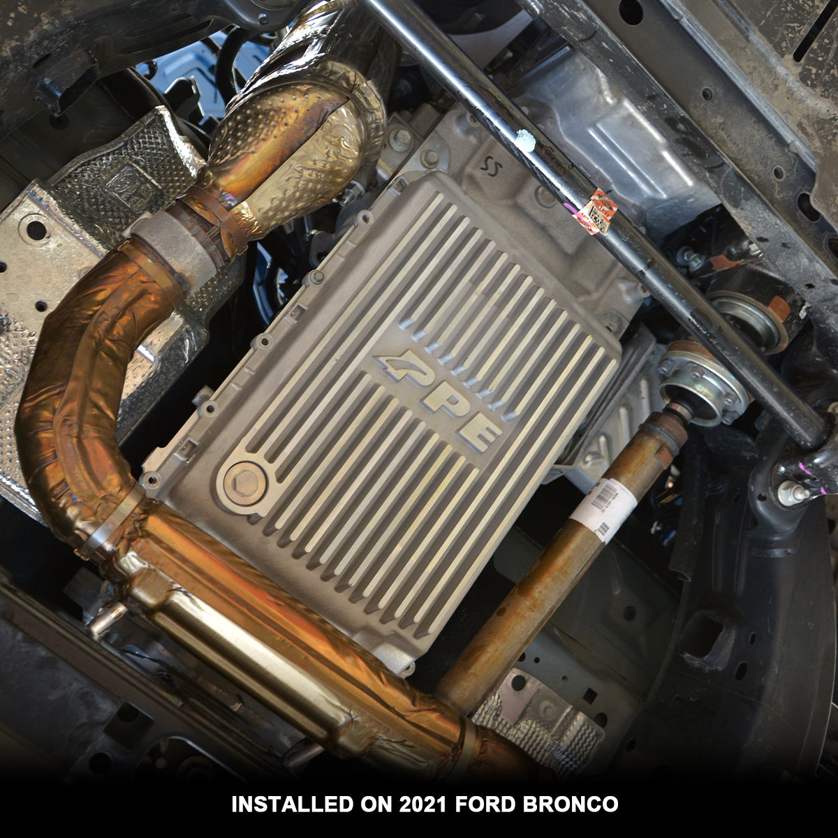 Pacific Engineering PPE Power 10R80 Shallow Transmission Pan - Ford 2017-2026 - Raw 328053200 | 328053200