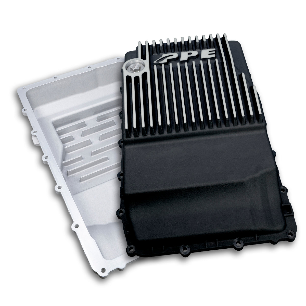 Pacific Engineering PPE Power 10R100 80 60 Deep Transmission Pan - Ford F150 Bronco 2017-2026 - Brushed 328053610 | 328053610