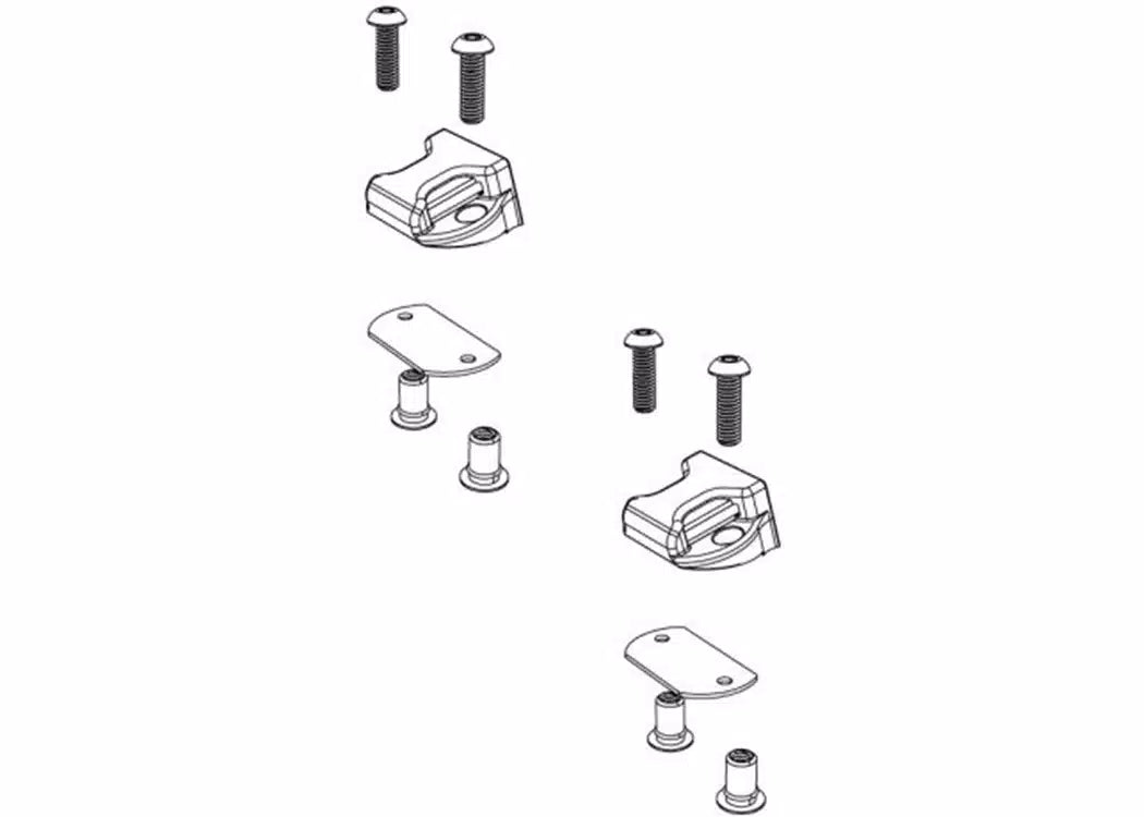 BAK Service Kit - BAKFlip - Complete Buckle Strap Kit (D Ring Replacement Kit) - Top and Bottom Side | PARTS-356A0009
