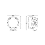 Rigid Industries RIGID 360-SERIES 4 INCH LED TOYOTA TUNDRA A-PILLAR KIT 2022 46807 | 46807