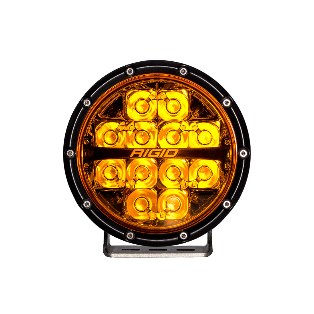 Rigid Industries 360-Series 6 Inch Spot with Amber PRO Lens - Pair - 36210