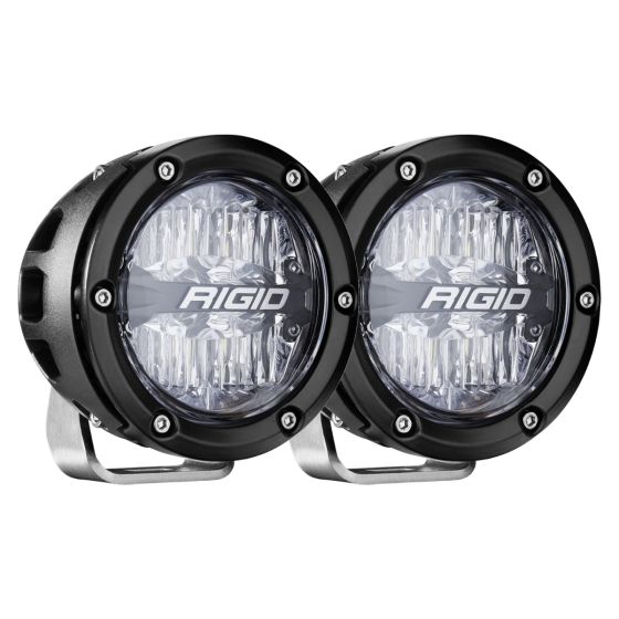 Rigid Industries RIGID 360-SERIES 4 OFF-ROAD LAMP DRIVE BEAM RGBW BACKLIGHT SET 2 36401 | 36401