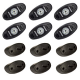 Rigid Industries A-Series LED Universal Rock Light Kit, High Power Blue, Set Of 6 - 400283