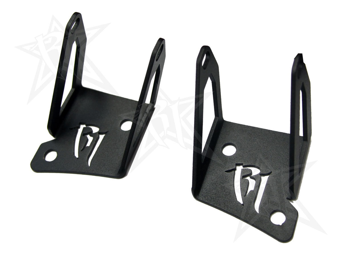 Rigid Industries 2007-2015 Jeep JK A-Pillar Mount Kit, Fits D-Series or Radiance POD Lights - 40331