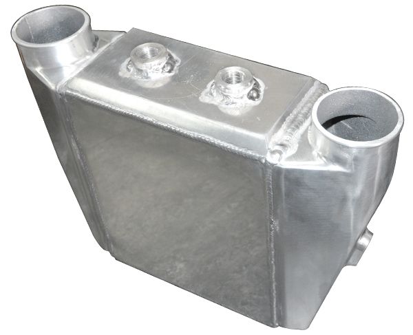 Pacific Engineering PPE Power Performance Air-to-Water Intercooler - 3.5 Duct (With Side Mount) 415040350 | 415040350