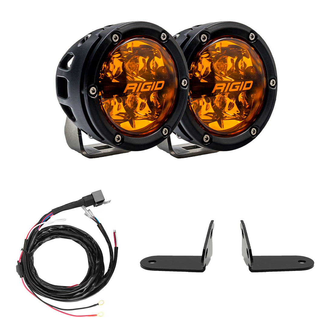 Rigid Industries Razor 360-Series Amber PRO A-Pillar Light Kit - 41652