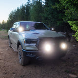Rigid Industries 2019+ Dodge RAM 1500 and 2019+ TRX A-Pillar 4in 360-Series LED Light Kit - 46718