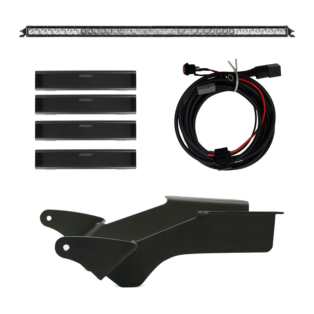 Rigid Industries RIGID 2021 BRONCO ROOF RACK LIGHT KIT WITH A SR SPOT FLOOD COMBO BAR INCLUDED 46726 | 46726