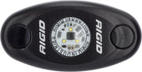 Rigid Industries A-Series LED Light, High Power, Red, Black Housing, Single - 480103