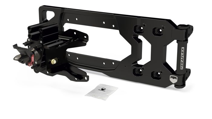 Teraflex TeraFlex JL: Alpha HD Hinged Spare Tire Carrier Adjustable Spare Tire Mount Kit (5x5) 4838920 | 4838920