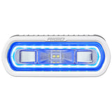 Rigid Industries SR-L Series Marine Spreader Pod, 2 Wire, Surface Mount, White W/Blue Halo - 51101