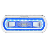 Rigid Industries SR-L Series Marine Spreader Pod, 2 Wire, Surface Mount, White W/Blue Halo - 51101