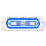 Rigid Industries SR-L Series Marine Spreader Pod, 2 Wire Flush Mount, White W/Blue Halo - 51201