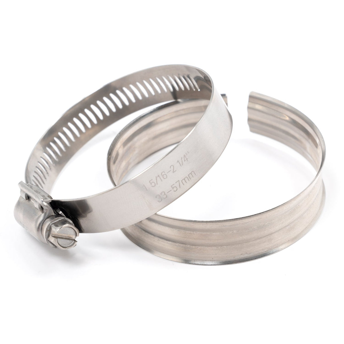 Pacific Engineering PPE Hose Clamp with W-Style Inner Liner - 2.5  ID 52-76mm 14.2mm Wide 515005250 | 515005250