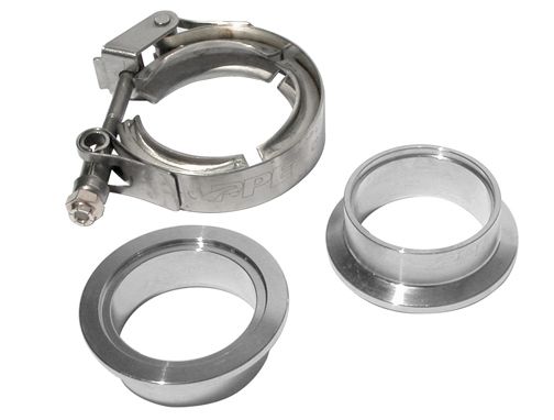 Pacific Engineering PPE Power 1.75 QR V-Band 304 Stainless Steel Clamp - Aluminum Flanges - 3 piece Set (1C 1M 1F) 517217503 | 517217503