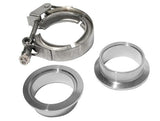 Pacific Engineering PPE Power 1.75 QR V-Band 304 Stainless Steel Clamp - Aluminum Flanges - 3 piece Set (1C 1M 1F) 517217503 | 517217503