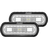 Rigid Industries SR-L Series Off-Road Spreader Pod, 3 Wire, Surface Mount, White Halo, Pair - 53120