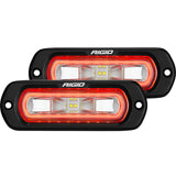 Rigid Industries SR-L Series Off-Road Spreader Pod 3 Wire Flush Mount With Amber Halo Pair RIGID Industries | 53223
