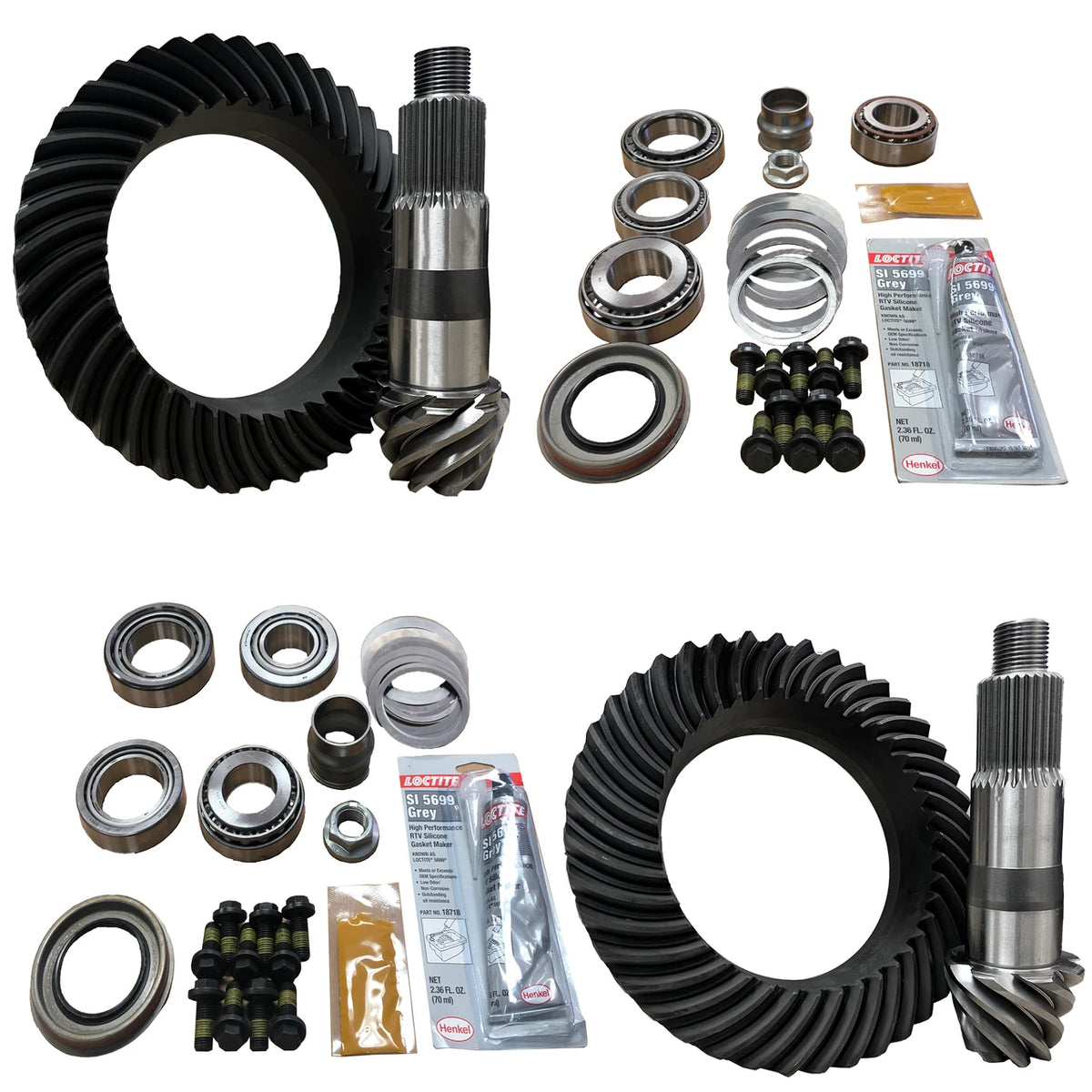 Revolution Gear And Axle Revolution Gear Wrangler JL Rubicon and Gladiator Dana 44 4.88 Ratio 2-Cut Gear Package Revolution Gear RGAREV-JL-220/210-488DC | REV-JL-220210-488DC