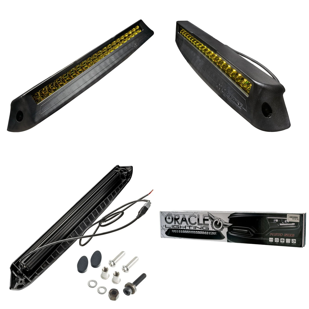 Oracle Oracle Light 2019-24 RAM RebelTRX Front Bumper Flush LED Light Bar System - Yellow Len 5885-006 | 5885-006